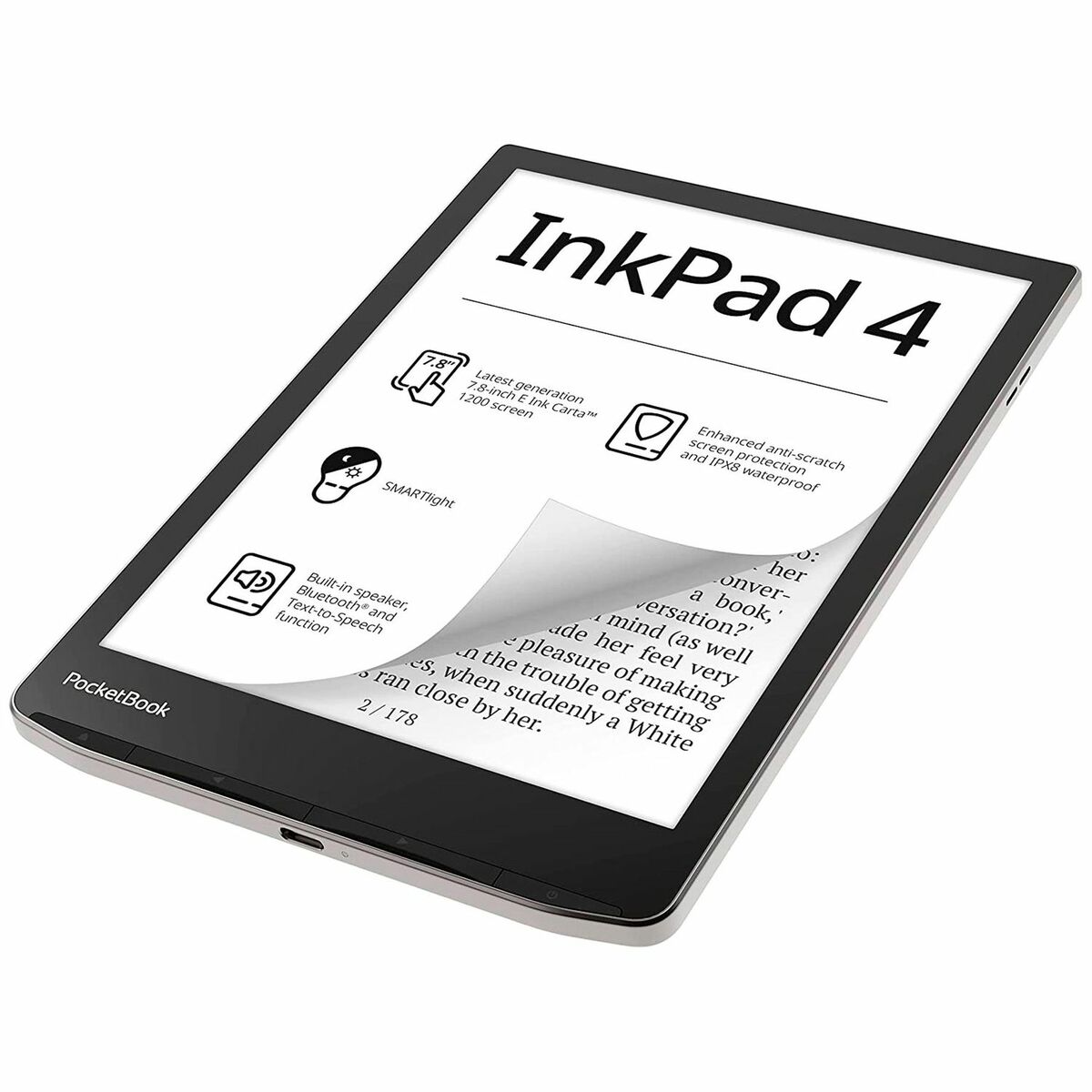 E-Raamat PocketBook InkPad 4 32 GB 7,8"